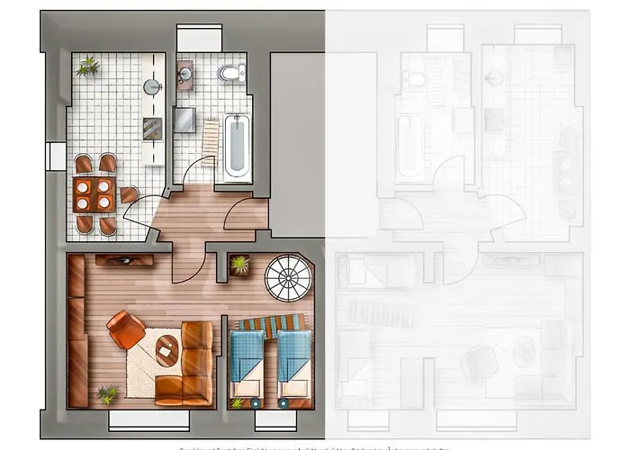 Appartement Stayhere24 Maisonette-wohnung Mit Grossem Garten *